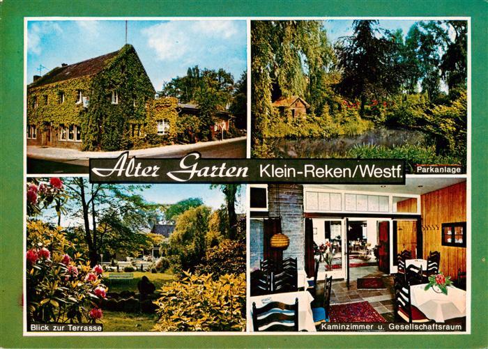 Klein-Reken Gasthof Alter Garten Parkanlage Terrasse Kaminzimmer
