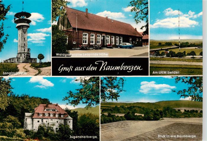 Nottuln Longinusturm Waldgaststaette Leopolds Hoehe UKW Sender Jugendherberge Ba