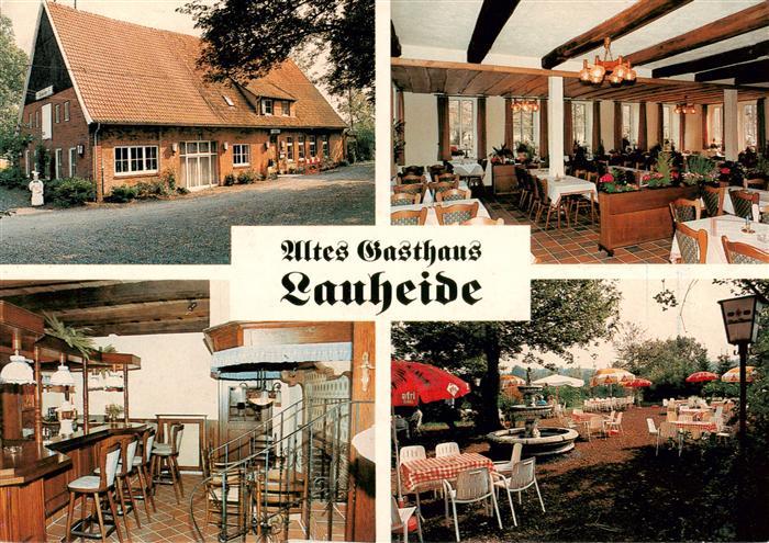 Telgte Warendorf Altes Gasthaus Lauheide Gastraeume Bar Gartenterrasse