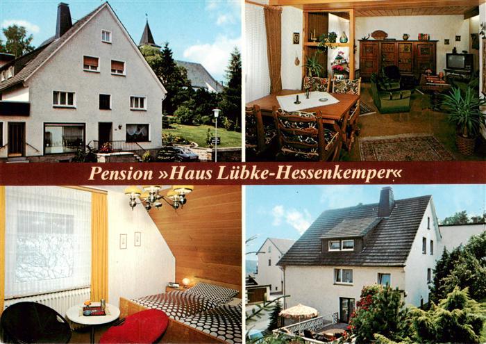Langscheid Sorpesee Pension Haus Luebke Hessenkemper Gaststube Zimmer