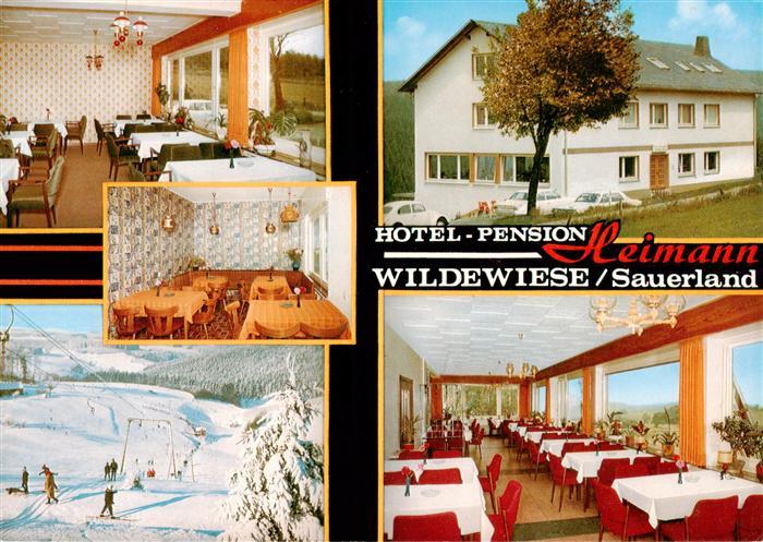 Wildewiese Hotel Pension Heimann Gastraeume Skipiste Skilift