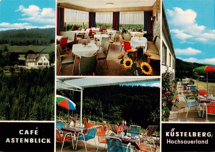Kuestelberg Cafe Astenblick Gastraum Terrasse