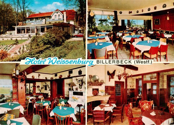 Billerbeck Westfalen Hotel Weissenburg Gastraeume