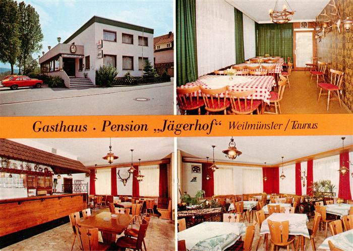 Weilmuenster Gasthaus Pension Jaegerhof Gastraeume Theke