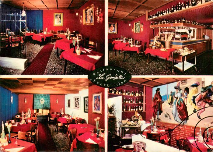 SAARBRueCKEN Saarland Restaurant La Gondola Gastraeume Theke