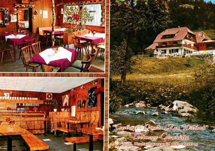 Glashuette Todtmoos Gasthaus Pension Zum Wildbach Gastraeume