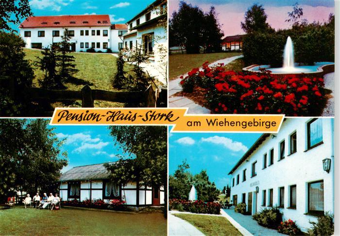 Bad Holzhausen Luebbecke Preussisch Oldendorf NRW Pension Haus Stork Park Fontae
