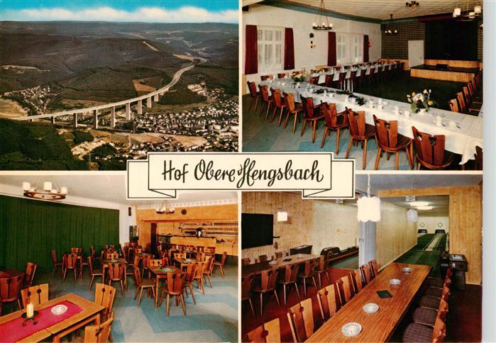 Eiserfeld Siegen Westfalen Hof Obere Hengsbach Gastraeume Kegelbahn Autobahnbrue