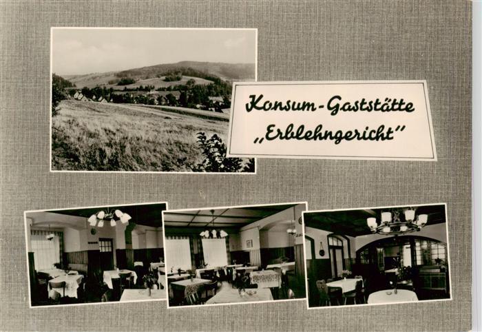 Bad Gottleuba-Berggiesshuebel Konsum Gaststaette Erblehngericht Gastraeume Panor