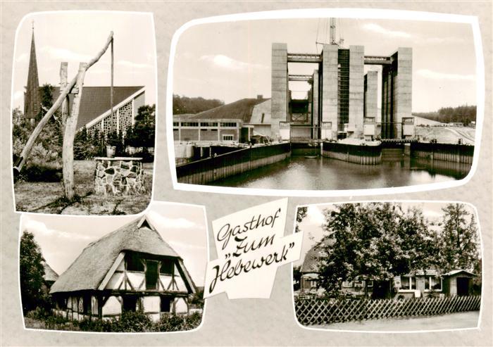 Scharnebeck Lueneburg Gasthof Zum Hebewerk Ziehbrunnen Schiffshebewerk