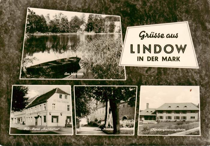 Lindow Mark Am Wutzsee HO Hotel Ratskeller Am Kloster Kindergenesungsheim