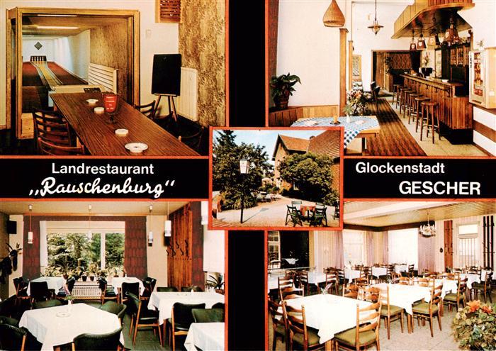 Gescher Landrestaurant Rauschenburg Gastraeume Kegelbahn Bar