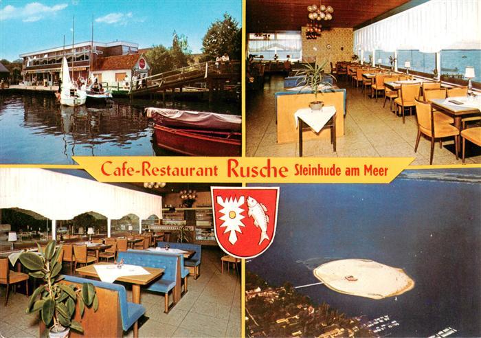 Steinhude Wunstorf Cafe Restaurant Rusche An der Promenade Steinhuder Meer