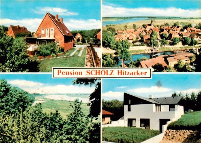Hitzacker Elbe Pension Scholz Ortsansicht Panorama