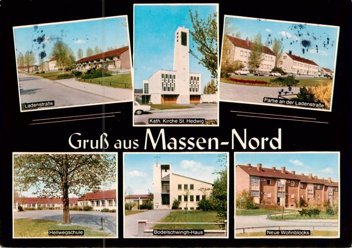 Massen Unna Ladenstrasse Kath Kirche St Hedwig Ladenstrasse Hellwegschule Bodels