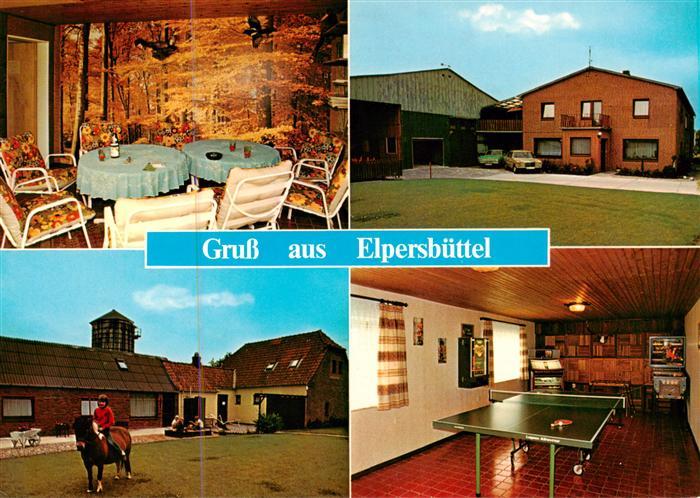 Elpersbuettel Ferienwohnungen Hof Karstens Gaststube Tischtennis Reiter