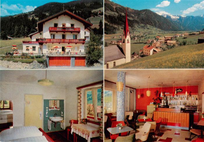 Hippach Tirol AT Cafe Pension Alpenblick Gastraum Fremdenzimmer Ortsansicht mit