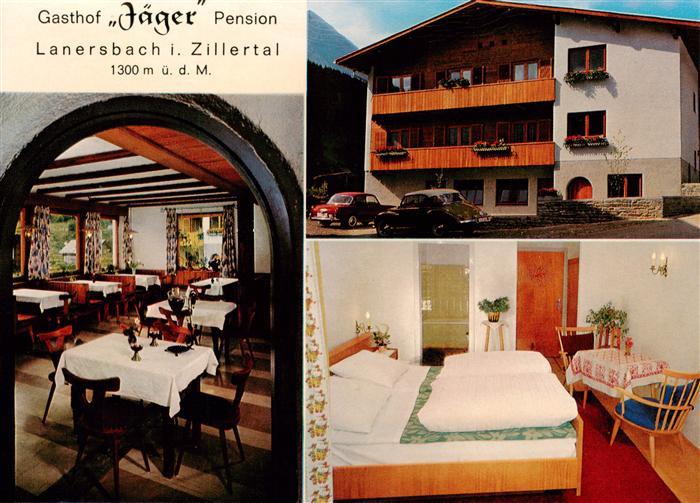 Lanersbach Mayrhofen Zillertal Tirol AT Gasthof Pension Jaeger Restaurant Fremde