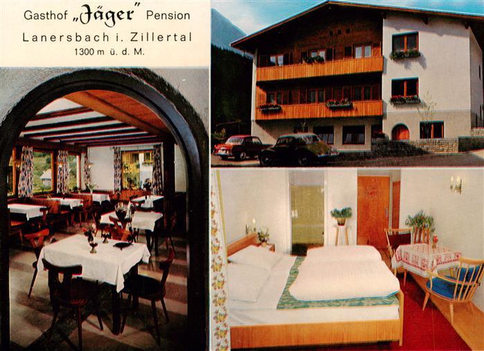 Lanersbach Mayrhofen Zillertal Tirol AT Gasthof Pension Jaeger Restaurant Fremde