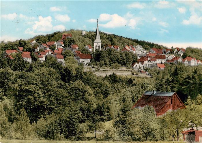 Oerlinghausen Panorama Blick zur Kirche Bergstadt Teutoburger Wald