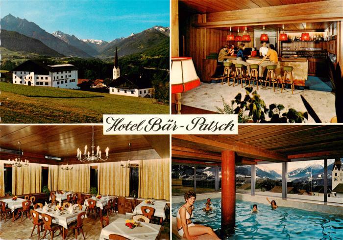 Patsch Igls Tirol AT Hotel Baer Gastraum Bar Hallenbad