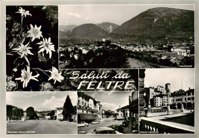 Feltre Belluno IT Panorama Piazzale della Stazione Largo Castaldi Piazza Maggior
