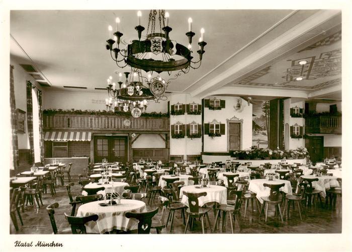 Muenchen Bayern Gast- und Vergnuegungsstaette Platzl Festsaal