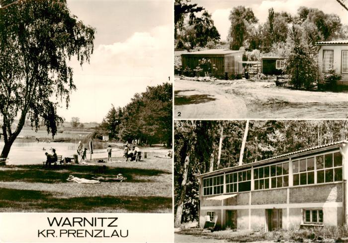 Warnitz Freibad Bungalowsiedlung Konsum-Seegaststaette