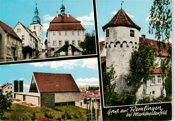 Remlingen Unterfranken Rathaus Kirche Schlossturm