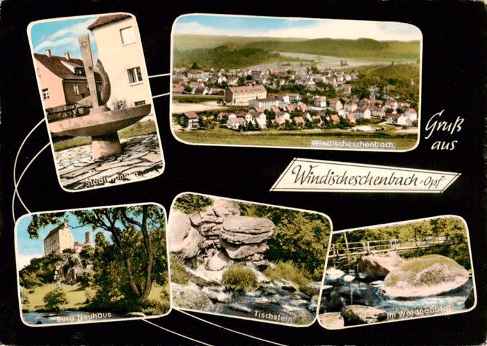 Windischenbach Stadtbrunnen Panorama Burg Neuhaus Tischstein Waldnaabtal