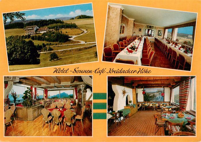 Waldmichelbach Wald-Michelbach Hotel Sonnen-Cafe Kreidacher Hoehe Panorama
