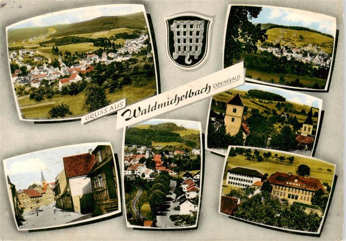 Waldmichelbach Wald-Michelbach Panorama Ortsansichten Kirche Schloss