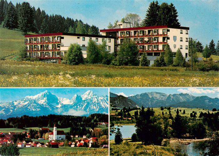Lechbruck See Siebenbuergerheim Landschaftspanorama Alpenblick