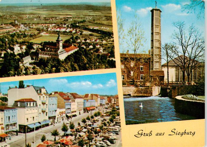 Siegburg Luftaufnahme Kirche Wehr Stadtzentrum