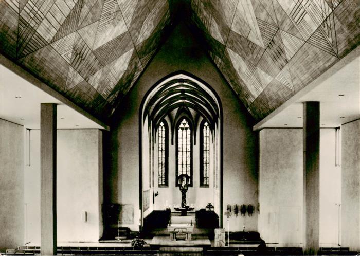 Retzbach Zellingen Wallfahrtskirche Maria im Gruenen Tal Inneres