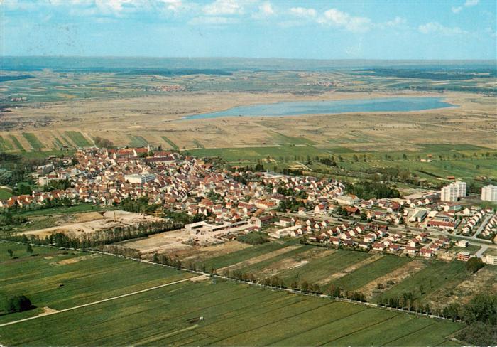 Bad Buchau Federsee Moorheilbad am Federsee Fliegeraufnahme