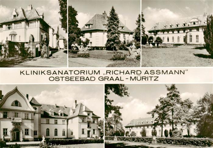 Graal-Mueritz Ostseebad Kliniksanatorium Richard Assmann Teilansichten