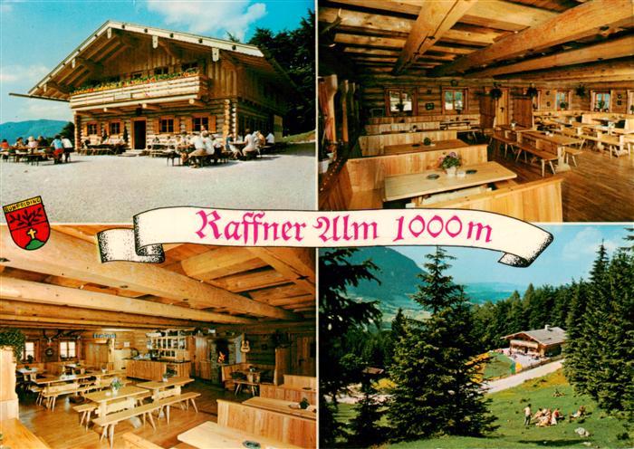 Ruhpolding Bayern Raffner Alm Gastraeume Freiterrasse