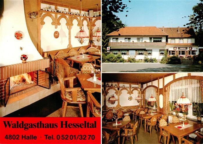 Halle  Westfalen Waldgasthaus Hesseltal Kaminzimmer Gastraum