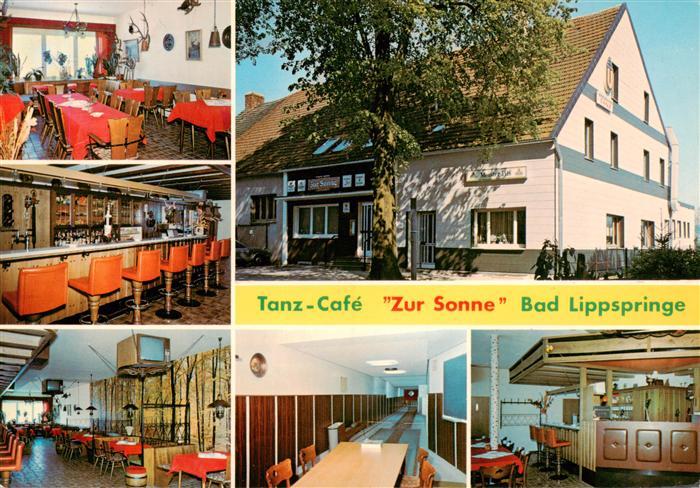 Bad Lippspringe Tanz Cafe Zur Sonne Gastraeume Bar Kegelbahn