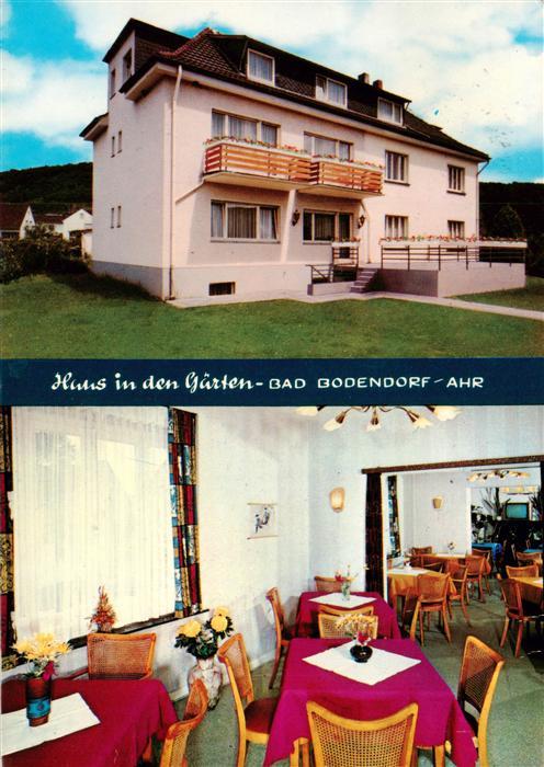 Bad Bodendorf Sinzig Haus in den Guerten Gaststube