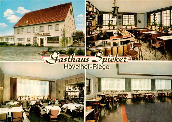 Riege Hoevelhof Gasthaus Spieker Hotel Gastraeume Bar