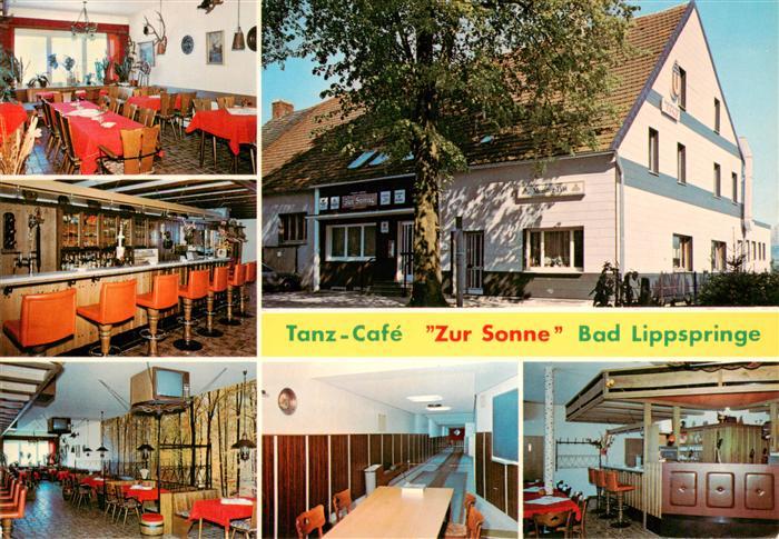 Bad Lippspringe Tanz-Cafe zur Sonne Gastraeume Kegelbahn