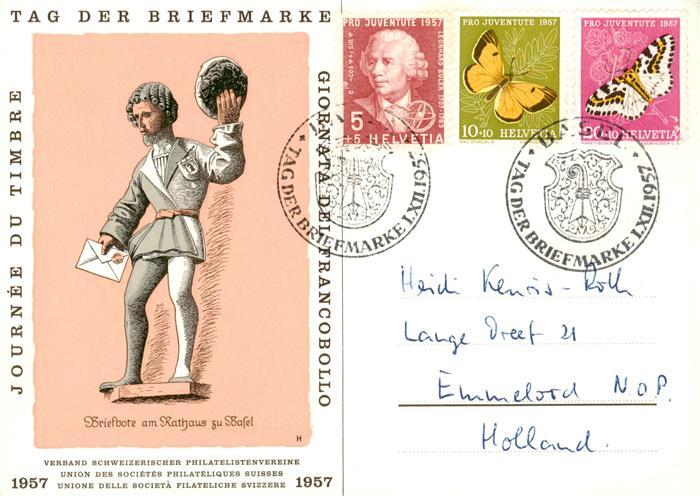 Basel BS Tag der Briefmarke Verband Schweizerischer Philatelistenvereine