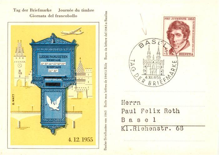 Basel BS Tag der Briefmarke Verband Schweizerischer Philatelistenvereine