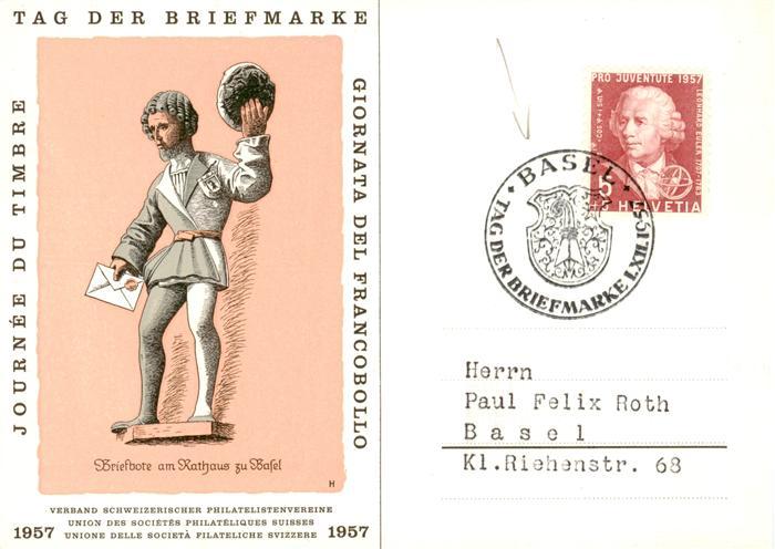 Basel BS Tag der Briefmarke Verband Schweizerischer Philatelistenvereine