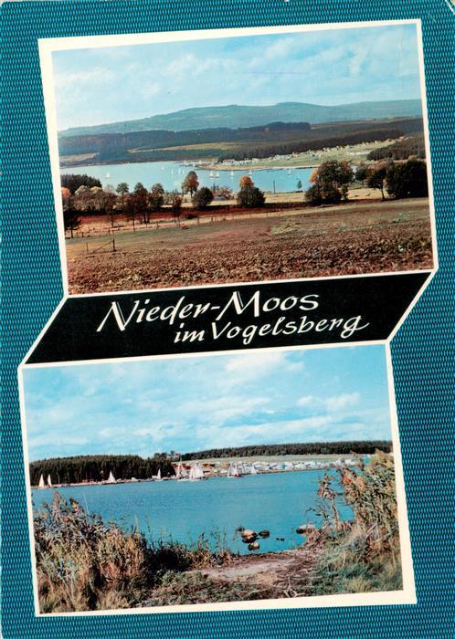 Nieder-Moos Vogelsberg Campingplatz Uferpartie am See