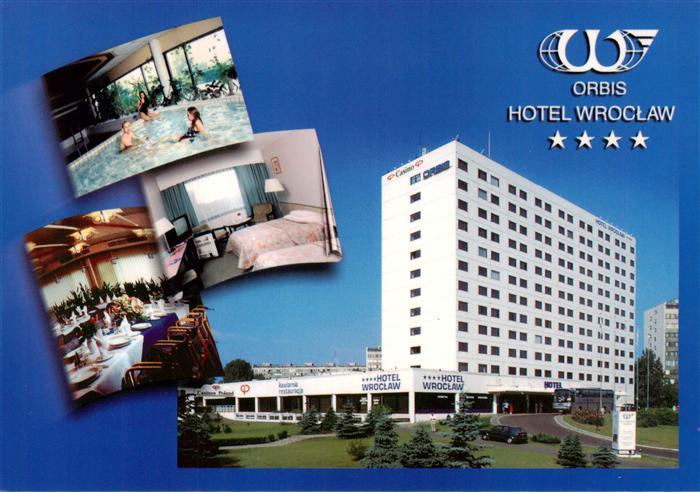 Wroclaw Breslau PL Orbis Hotel Wroclaw Restaurant Fremdenzimmer Hallenbad