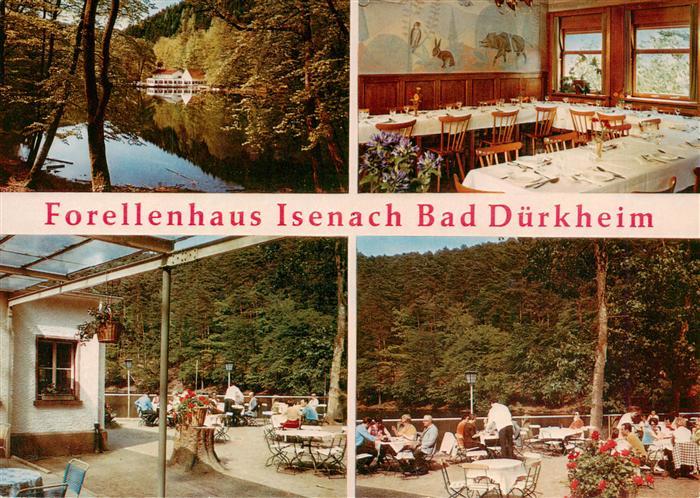 Bad Duerkheim Forellenhaus Isenach Cafe Restaurant Terrasse