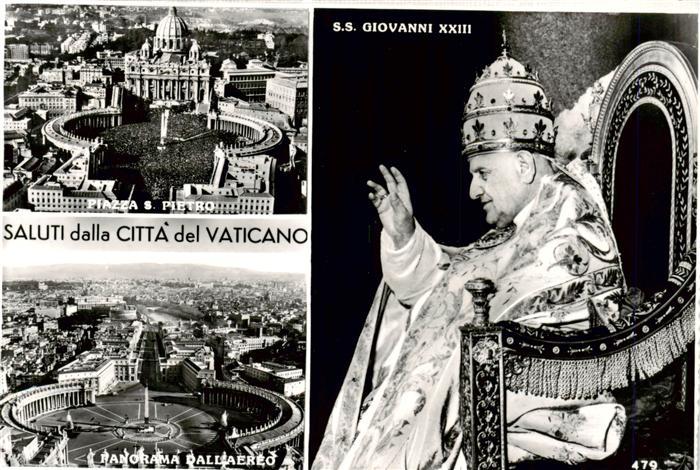 Papst Pope Pape S.S. Giovanni XXIII Citta Vaticano